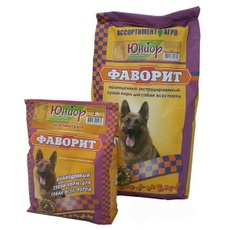 Фаворит сухой  корм для юниоров 13 кг 
