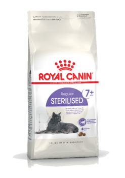 Сухой корм для кастрированных и стерилизованных котов и кошек старше 7 лет Royal Canin Sterilised +7 400 гр, 1,5 кг, 3,5 кг