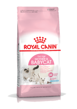 Сухой корм для котят в возрасте от 1 до 4 месяцев, беременных и кормящих кошек Royal Canin Feline Nutrition Babycat 34 400 гр, 2 кг, 4 кг