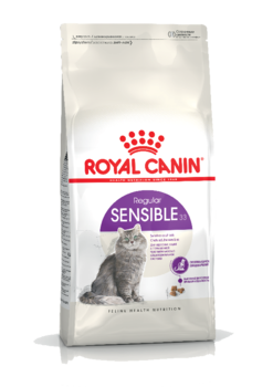 Сухой корм для кошек в возрасте от 1 года до 10 лет, с чувствительным пищеварением и привередливых в еде Royal Caninfeline Nutrition Sensible 33 400 гр, 2 кг, 4 кг, 15 кг