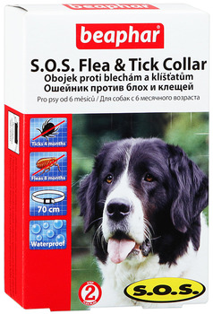 Ошейник от блох и клещей для собак Beaphar S.O.S. Flea And Tick Collar