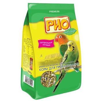 Рацион для волнистых и экзотических птиц Rio корм для проращивания 500 гр