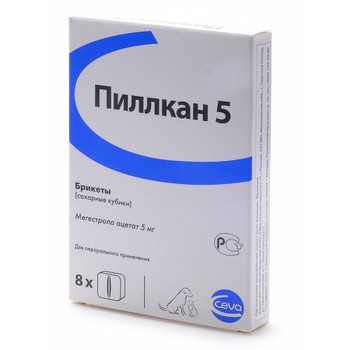 Ветпрепараты для собак и кошек Пиллкан 5 - 8 сахарных кубиков