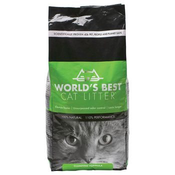 Наполнитель для кошачьего туалета World's Best Cat Litter, комкующийся, кукурузный, 3 кг
