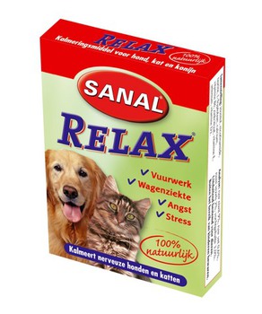 Средство от укачивания для кошек и собак Sanal 15 таблеток