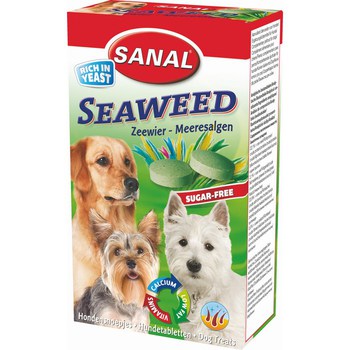 Витамины для взрослых собак Sanal Seaweed с морскими водорослями 100г