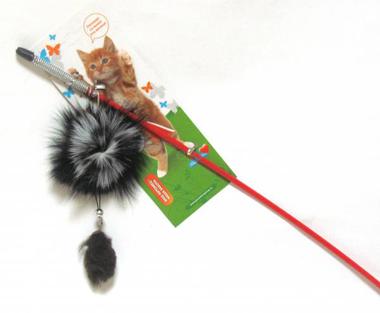 Игрушка для кошек Camon Талисман дразнилка из натурального меха