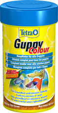 Корм для живородящих рыб Tetra Guppy Colour в виде хлопьев, 250 мл