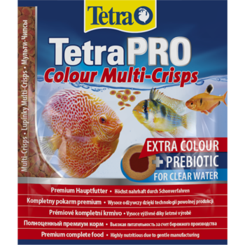 Специальный корм для усиления окраски TetraPro Color  Multi-Crisps (чипсы) 12г 