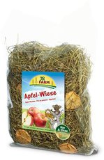 Сено для грызунов Jr Farm  луговое, с яблоками, 500 г