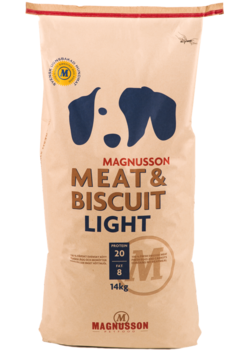 Сухой корм для взрослых собак склонных к избыточному весу Magnusson Light Meat and Biscuit 20/8 4,5 кг, 14 кг