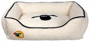 Лежак для собак Trixie Shirley Shaun The Sheep, прямоугольный, кремовый 50 × 35см, 65 × 40см, 80 × 50см