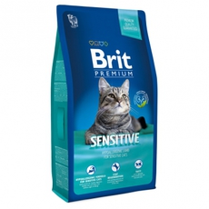 Сухой корм Brit Premium Cat Sensitive для кошек с чувствительным пищеварением ягненок