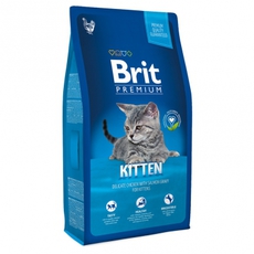 Сухой корм для котят Brit Premium Cat Kitten с курицей в лососевом соусе