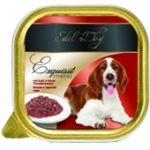 Консервы для взрослых собак Edel Dog с теленком в томатном соусе 150 г