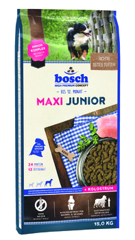 Сухой корм для щенков крупных пород и щенков с массивным костяком Bosch Junior 1 кг, 3 кг, 15 кг