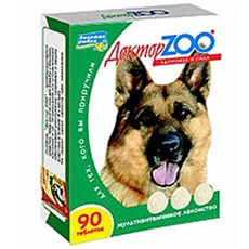 Лакомство для собак Доктор Zoo здоровье и сила L-карнитин 90 таб