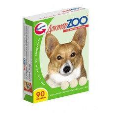 Лакомство для собак Доктор Zоо печень, 90 таблеток