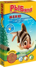 Универсальный корм для рыб Зоомир Рыбята Меню, хлопья, 10 г