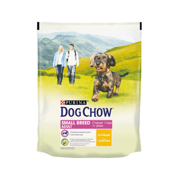 Сухой корм для взрослых собак мелких пород Purina Dog Chow Small Breed Adult с курицей 800 гр