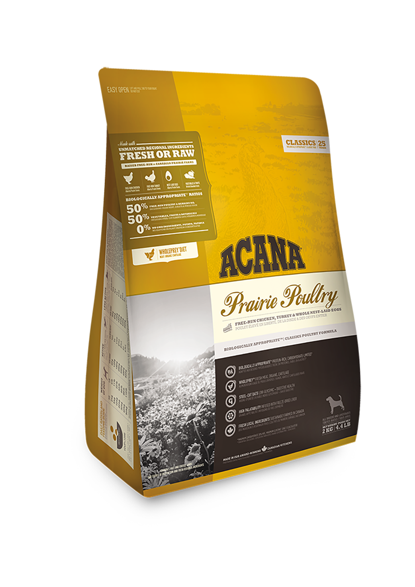 Корм для собак classic. Acana Prairie Poultry. Acana корм для собак. Корм Акана для собак средних пород. Акана прерия для собак.