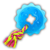 Dog toy petstages mini orka ring with rope pt238 max