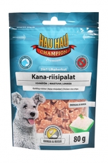 Лакомство для собак Hau Hau, курино-рисовые косточки 80 г