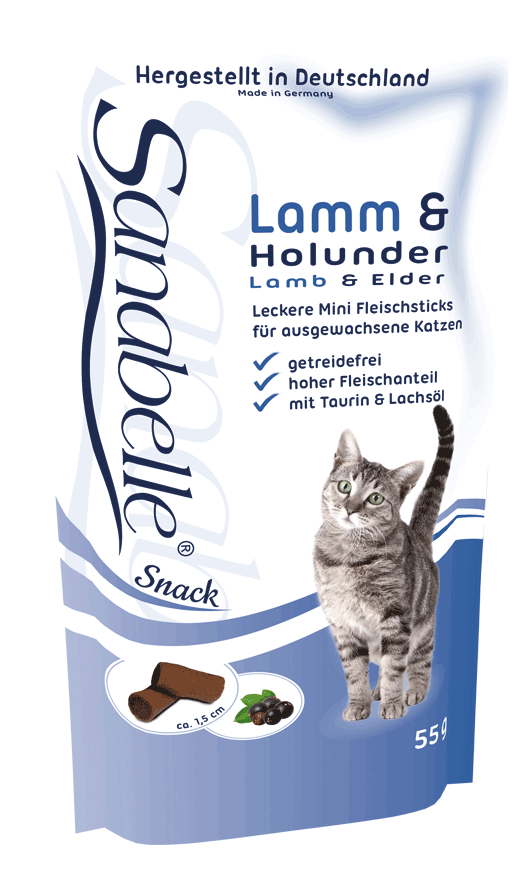 Sanabelle catsticks lamm holunder internet
