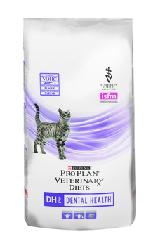 Сухой лечебный корм для кошек Purina Nestle Vet Diet DH,  для здоровья ротовой полости  1 кг
