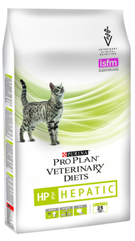 Сухой лечебный корм для кошек Purina Nestle Vet Diet HP,  при заболеваниях печени  1,5 кг