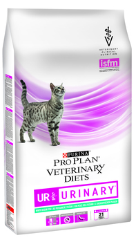 Сухой лечебный корм для кошек Purina Nestle Vet Diet UR,  при мкб,  с океанической рыбой 350 гр, 1,5 кг