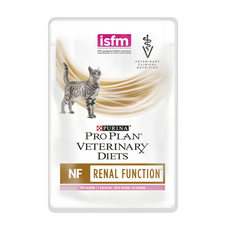 Влажный лечебный корм для кошек Purina Nestle Vet Diet NF,  при патологии почек, пауч с  лососем 85 гр.