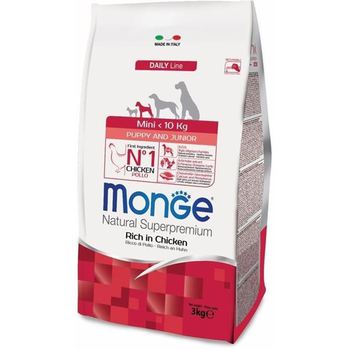 Сухой корм для щенков мелких пород Monge Dog Daily Line Mini 800 гр, 3 кг