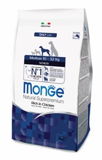 Сухой корм для стареющих собак средних пород Monge Dog Daily Line Medium