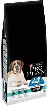 Сухой корм для взрослых собак крупных пород Pro Plan Adult Large Robust,  с ягненком и рисом 14 кг