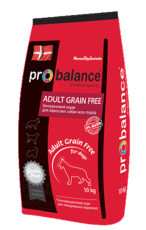 Сухой корм для взрослых собак всех пород ProBalance Adult Grain Free беззерновой
