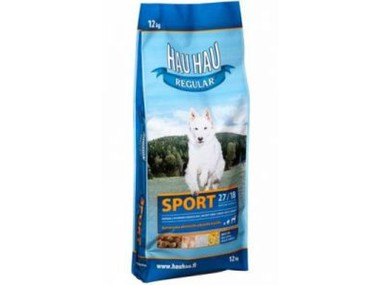 Сухой корм для активных собак все пород  Hau Hau Regular Sport  12 кг