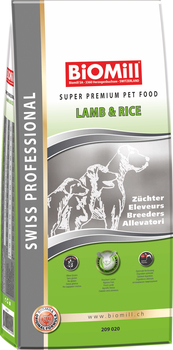 Сухой корм для взрослых привередливых и аллергичных собак Biomill Professional Lamb and Rice 20 кг 20 кг