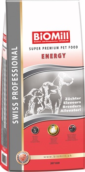 Сухой корм для взрослых энергичных собак живущих вне помещения Biomill Adult Energy 20 кг