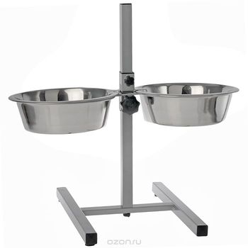 миска для животных из нержавеющей стали,1,75л DOGMAN