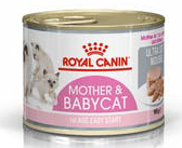Консервированный корм для котят до 4 мес а также для кормящих кошек Royal Canin Mother & Babycat