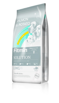 Сухой корм для собак всех видов пород Fitmin Solution Salmon &amp; Potato (Grain free) 2,5 кг, 13 кг
