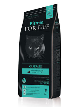 Сухой корм для взрослых кастрированных котов  Fitmin cat For Life Сastrate 400 гр, 1,8 кг, 8 кг