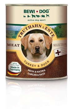 Влажный корм для собак Bewi Dog Meat Selection Turkey & Duck, Беви Дог индейка и утка 800 гр