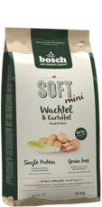 Полувлажный корм для собак Bosch Soft Mini с с перепелкой и картофелем