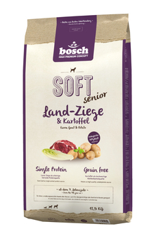 Полувлажный корм для собак Bosch Soft Senior с козлятиной и картофелем 1 кг, 2,5 кг, 12,5 кг