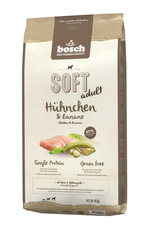 Полувлажный корм для собак  Bosch Soft с курицей и бананами