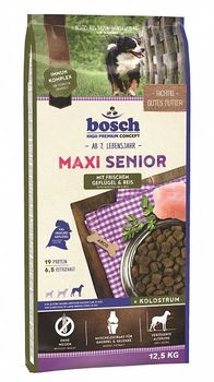 Сухой корм для собак Bosch Maxi Senior с птицей и рисом 1 кг, 2,5 кг, 12,5 кг