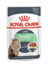 Консервированный корм для взрослых кошек для улучшения пищеварения Royal Canin Digest Sensitive