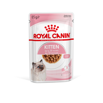 Консервированный корм для котят от 4 месяцев, вторая фаза прикорма Royal Canin Kitten Instinctive паштет 85 гр